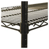 Alera® NSF Certified Industrial Heavy-Duty Wire Shelving Starter Kit, 36w x 18d x 72h, Black Shelving Units-Multiuse Shelving-Open - Office Ready