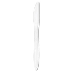 Dart® Style Setter® Mediumweight Plastic Cutlery, White, 1000/Carton