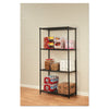 Alera® NSF Certified Industrial Heavy-Duty Wire Shelving Starter Kit, 36w x 18d x 72h, Black Shelving Units-Multiuse Shelving-Open - Office Ready
