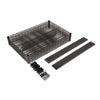 Alera® NSF Certified Industrial Heavy-Duty Wire Shelving Starter Kit, 36w x 18d x 72h, Black Shelving Units-Multiuse Shelving-Open - Office Ready
