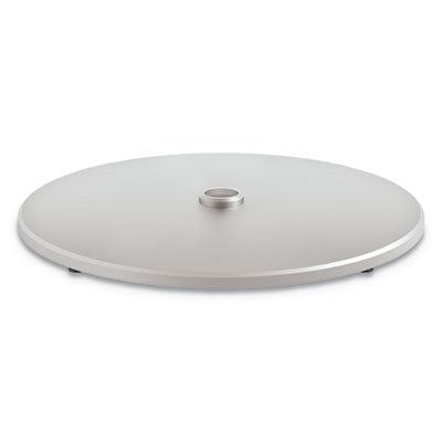 HON® Arrange® Disc Shroud, 26.82w x 1.42h, Silver Tables-Hospitality & Breakroom Tables - Office Ready