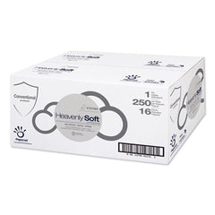 Papernet® Heavenly Soft® Paper Towel, Standard, 4.5" x 9.5", White, 250/Pack, 16 Packs/Carton