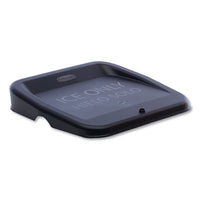 Rubbermaid® Commercial Ice Tote Lid, Black, 4/Carton Ice Buckets-Lid - Office Ready