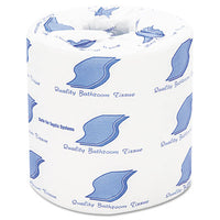 GEN Bath Tissue, Septic Safe, 2-Ply, White, 420 Sheets/Roll, 96 Rolls/Carton Tissues-Bath Regular Roll - Office Ready