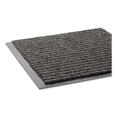 Crown Needle-Rib™ Wiper/Scraper Mat, Polypropylene, 36 x 60, Gray Mats-Wiper Mat - Office Ready