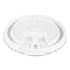 Dart® Lift Back & Lock Tab Lids for Paper Cups, Fits 8 oz Cups, White, 100/Sleeve, 10 Sleeves/Carton Cup Lids-Hot Cup - Office Ready