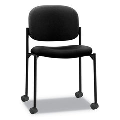 HON® VL606 Stacking Guest Chair without Arms, Supports Up to 250 lb, Black