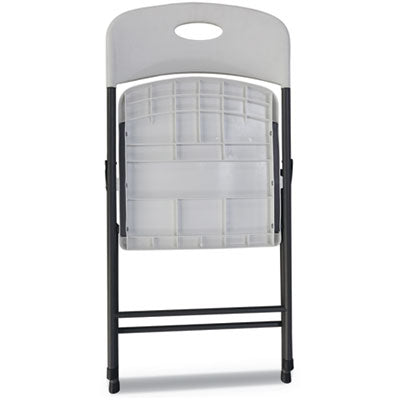 Alera® Molded Resin Folding Chair, Supports Up to 225 lb, 18.19