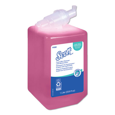 Scott® Pro™ Foam Skin Cleanser with Moisturizers, Light Floral, 1,000 mL Bottle Personal Soaps-Foam Refill, Moisturizing - Office Ready