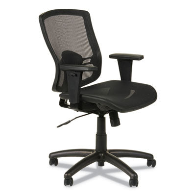 Alera® Etros Series Suspension Mesh Mid-Back Synchro Tilt Chair, Supports Up to 275 lb, 15.74