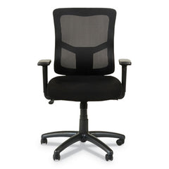 Alera® Elusion® II Series Mesh Mid-Back Swivel/Tilt Chair with Adjustable Arms, Adjustable Arms, Supports 275lb, 17.51" to 21.06" Seat Height, Black
