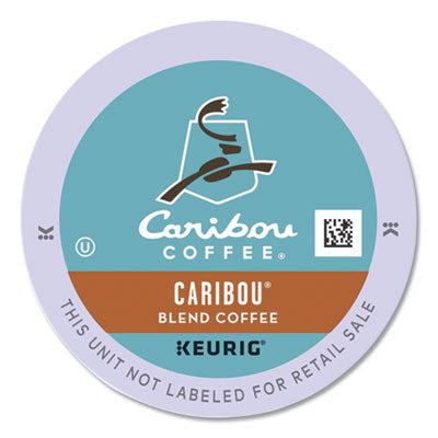 Caribou Coffee® Caribou Blend Coffee K-Cups®, 96/Carton Beverages-Coffee, K-Cup - Office Ready