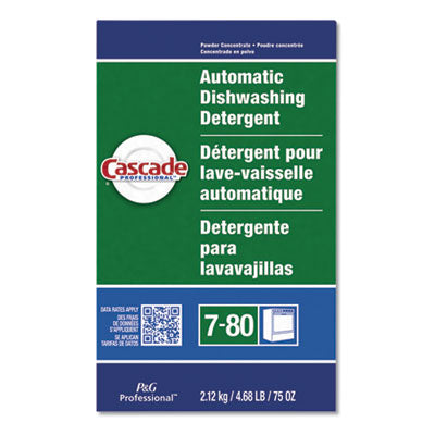 Cascade Professional™ Automatic Dishwasher Detergent Powder, Fresh Scent, 75 oz Box Automatic Dishwasher Detergents - Office Ready