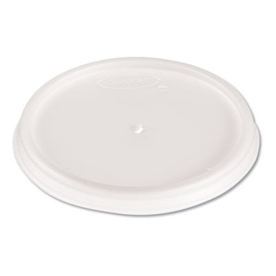 Dart® Plastic Lids for Cups, Fits 4 oz Cups, Vented, Translucent, 100/Pack, 10 Packs/Carton Cup Lids-Hot Cup - Office Ready