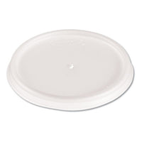 Dart® Plastic Lids for Cups, Fits 4 oz Cups, Vented, Translucent, 100/Pack, 10 Packs/Carton Cup Lids-Hot Cup - Office Ready