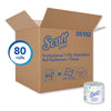 Scott® Essential Standard Roll Bathroom Tissue, Septic Safe, 1-Ply, White, 1210 Sheets/Roll, 80 Rolls/Carton Tissues-Bath Regular Roll - Office Ready