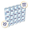Cottonelle® Two-Ply Bathroom Tissue, Septic Safe, White, 451 Sheets/Roll, 20 Rolls/Carton Tissues-Bath Regular Roll - Office Ready