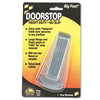 Master Caster® Big Foot® Doorstop, No Slip Rubber Wedge, 2.25w x 4.75d x 1.25h, Gray Door Hardware-Wedge Doorstop - Office Ready