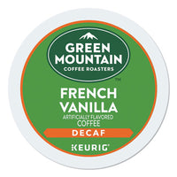 Green Mountain Coffee® French Vanilla Decaf Coffee K-Cups®, 24/Box Beverages-Decaffeinated Coffee, K-Cup - Office Ready