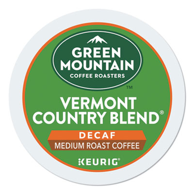 Green Mountain Coffee® Vermont Country Blend® Decaf Coffee K-Cups®, 24/Box Beverages-Decaffeinated Coffee, K-Cup - Office Ready