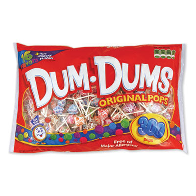 Spangler® Dum-Dum-Pops, Assorted Flavors, Individually Wrapped, 300/Pack Food-Candy - Office Ready
