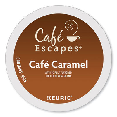Café Escapes® Café Caramel K-Cups®, 24/Box Beverages-Coffee, K-Cup - Office Ready