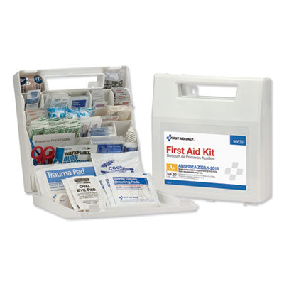 First Aid Only™ ANSI Class A+ First Aid Kit, 183 Pieces, Plastic Case First Aid Kits-Commercial Kit - Office Ready