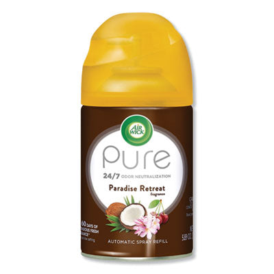 Air Wick® Freshmatic® Life Scents™ Ultra Refill, Paradise Retreat, 5.89 oz Aerosol Spray Air Fresheners/Odor Eliminators-Aerosol Refill - Office Ready