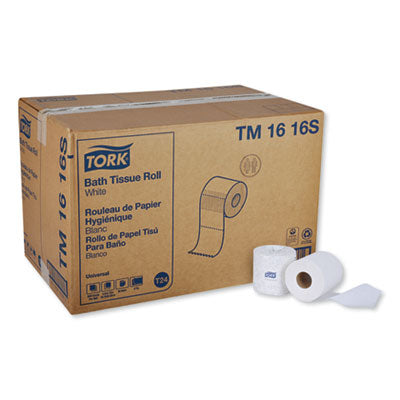 Tork® Universal Bath Tissue, Septic Safe, 2-Ply, White, 500 Sheets/Roll, 96 Rolls/Carton Tissues-Bath Regular Roll - Office Ready