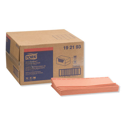 Tork® Foodservice Cloth, 13 x 24, Red, 150/Carton Washable Cleaning Cloths - Office Ready