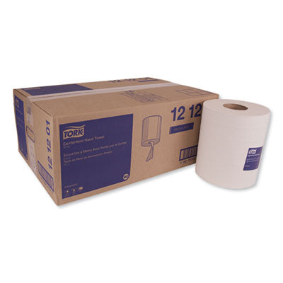 Tork® Centerfeed Hand Towel, 2-Ply, 9 x 11.8, White, 600/Roll, 6/Carton Towels & Wipes-Center-Pull Paper Towel Roll - Office Ready