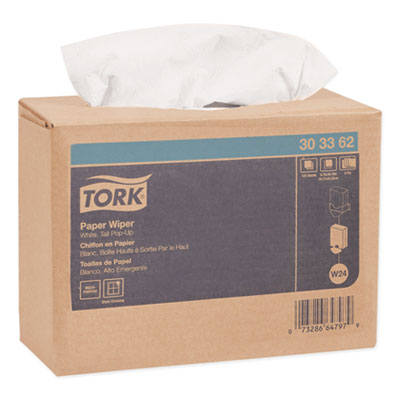 Tork?« Multipurpose Paper Wiper, 4-Ply, 9.75 x 16.75, White, 125/Box, 8 Boxes/Carton Multifold Paper Towels - Office Ready
