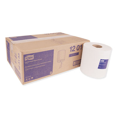Tork® Centerfeed Hand Towel, 1-Ply, 8.25 x 11.8, White, 1000/Roll, 6/Carton Towels & Wipes-Center-Pull Paper Towel Roll - Office Ready