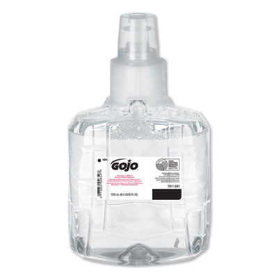 GOJO® Clear & Mild Foam Handwash Refill, For LTX-12 Dispenser, Fragrance-Free, 1,200 mL Refill Personal Soaps-Foam Refill - Office Ready