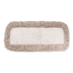 Boardwalk® Industrial Dust Mop Head, Hygrade Cotton, 48w x 5d, White