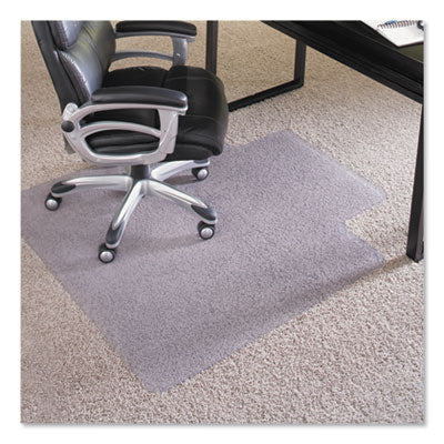 ES Robbins® EverLife® Intensive Use Chair Mat for High to Extra-High Pile Carpet, 45 x 53, Clear Mats-Chair Mat - Office Ready