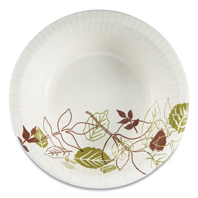 Dixie® Pathways® Soak Proof Shield® Heavyweight Paper Dinnerware, 20 oz, Green/Burgundy, 500/Carton Dinnerware-Bowl, Paper - Office Ready