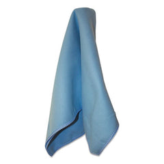 Impact® Lightweight Microfiber Cloths, 16 x 16, Blue, 12/Pack, 18 Packs/Carton