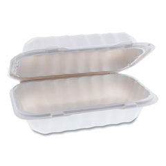 Pactiv Evergreen EarthChoice® SmartLock® Microwavable Hinged Lid Containers, 9 x 6 x 3, White, 270/Carton