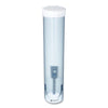 San Jamar® Water Cup Dispenser with Removable Cap, For 4 oz to 10 oz Cups, Blue Cup Dispensers-Plastic - Office Ready