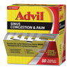 Advil® Sinus Congestion & Pain, 50/Box Allergy/Sinus Relief - Office Ready