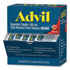 Advil® Ibuprofen Tablets, Two-Pack, 50 Packs/Box Pain Relief - Office Ready