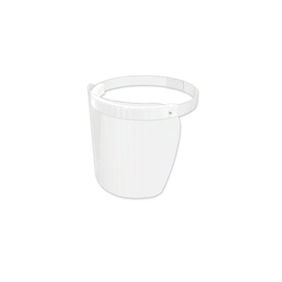 deflecto® Disposable Face Shield, 13 x 10, One Size Fits All, Clear, 100/Carton Safety Headgear Accessories-Face Shield Visor/Window - Office Ready