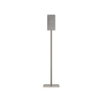 HON® Hand Sanitizer Station Stand, 12 x 16 x 54, Silver Hand Sanitizer Accessories-Floor Stand - Office Ready