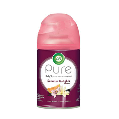 Air Wick® Freshmatic® Life Scents™ Ultra Refill, Summer Delights, 5.89 oz Aerosol Spray Air Fresheners/Odor Eliminators-Aerosol Refill - Office Ready