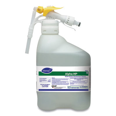 Diversey™ Alpha-HP® Concentrated Multi-Surface Cleaner, Citrus Scent, 5,000 mL RTD Spray Bottle Multipurpose Cleaners - Office Ready