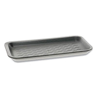 Pactiv Evergreen Supermarket Trays, #17S, 8.38 x 4.5 x 0.69, Black, 1,000/Carton Food Containers-Butcher Tray, Foam - Office Ready