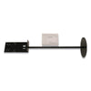 Vulcan Hand Sanitizer Stand, 12" dia x 48" h, Black Hand Sanitizer Accessories-Floor Stand - Office Ready