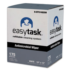 HOSPECO?« Easy Task F310 Wiper, Quarterfold, 1-Ply, 10 x 13, White, Zipper Bag, 175/Bag