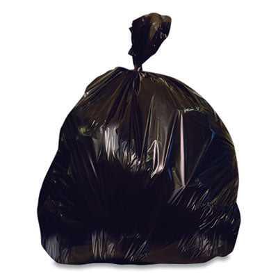 Boardwalk® Industrial Drum Liners Rolls, 60 gal, 2.7 mil, 38 x 63, Black, 1 Roll of 50 Bags Bags-Low-Density Waste Can Liners - Office Ready